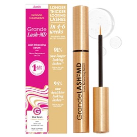 Grande Cosmetics GrandeLASH-MD Suero potenciador de pestañas, 4 ml, suministro de 6 meses