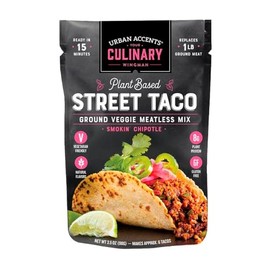 Smokin' Chipotle Street Taco Meatless Mix, 6 Pack, 3.4 oz Each, Gluten-Free, Plant-Based Protein