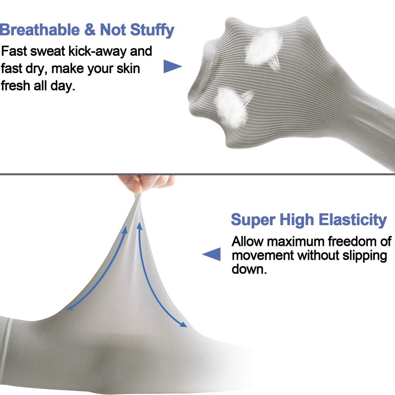 beister Cooling Arm Sleeves for Men & Women UV Sun