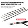 GZYF 4PCS Weatherstrips,Window Moulding Trim Seal Belt Weather Stripping for