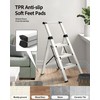 Taranta 3 Step Ladder, Lightweight Aluminum Step Stool with Convenient