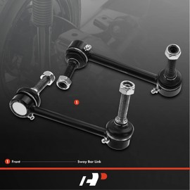 A-Premium 2 x Front Sway Bar Links Stabilizer Bar Links, Compatible with Toyota Tacoma 2005-2019, Replace # K80946 K80948