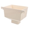HOMSFOU Square PVC Downspout Adapter 9.25X6.29X5.31 Inches Rain Gutter Collector