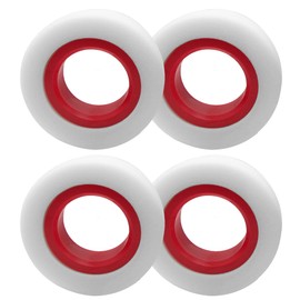 4pcs 1.9" Tire Foam Dual Stage Rubber Inner & Insert for Outer Foam for Axial SCX10 90046 Traxxas TRX4 114-120mm Tire (Red)