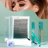 GEMERRY 280Pcs DIY Lash Extension Kit Lash Clusters Kit Cluster