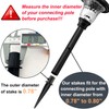 Metal Stakes Solar Lights Replacement Spike - Outdoor Ground Stake