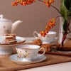 Narumi 52468-23077 Ramage Cup & Saucer, 6.8 fl oz (200