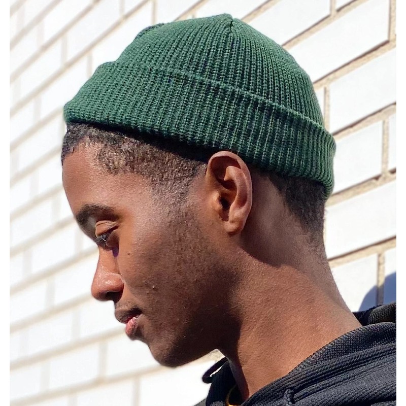 ValiCali Mini Fisherman Beanie (Black), One Size