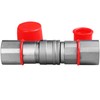 3/4" NPT Skid Steer Bobcat Kubota Flat Face Hydraulic Quick