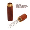 Coffee Tamper Stirrer Set Stainless Steel Base with Scale Spring