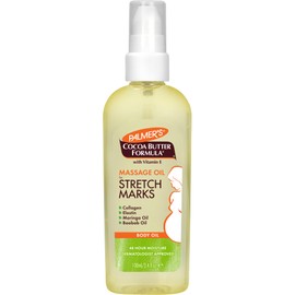 Palmers Cocoa Butter Formula Oil for Stretch Marks and Pregnancy Skincare, Aceite para la Prevención de Estrías, Cuidado Durante el Embarazo, Sin