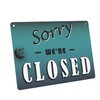 A5 Reversible Open Closed Sign - Contemporary Design, UV Printed