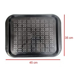 Boris Charola Restaurantera De Plástica 45x35cm Bandeja Mesero