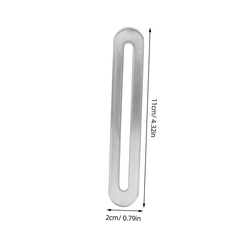 LALAFINA 4pcs Adjustable Stainless Steel Mending Plates for Furniture Heavy