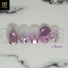Princess handmade nail tips - Short round / 프린세스 수제네일팁