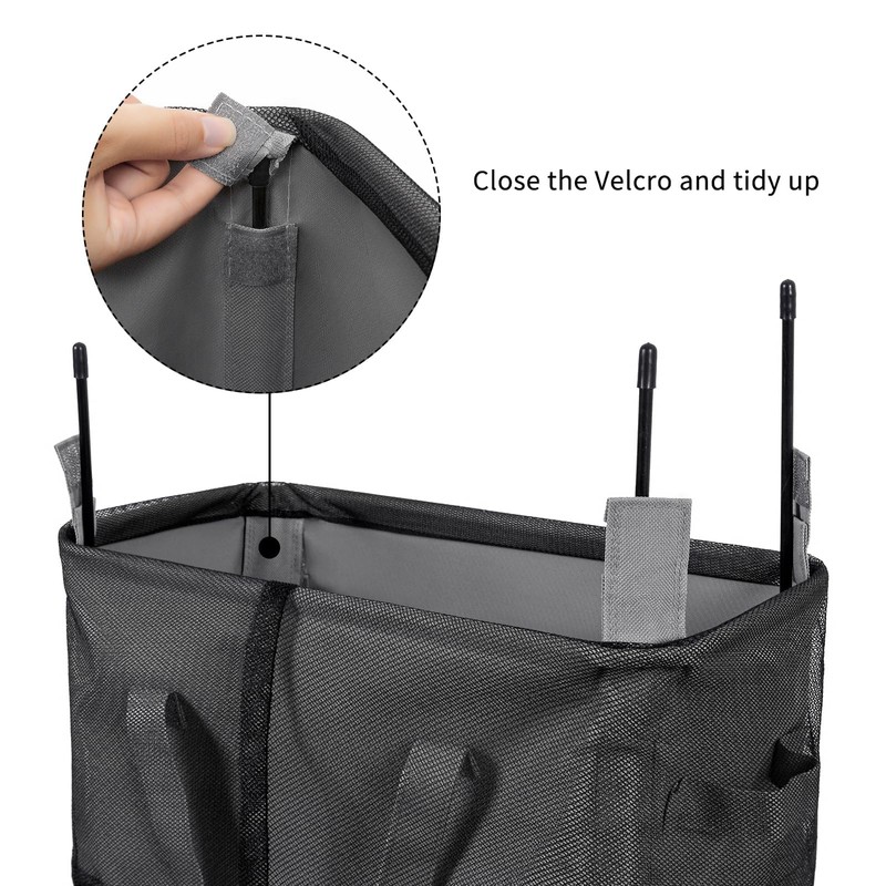 ZERO JET LAG Slim Laundry Hamper With Handles Collapsible Laundry