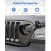 DSWSQ Birds Eyes Front Headlight Trim Cover Frame for 2018-2024