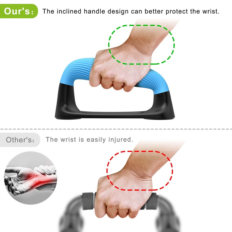 Kipika Barre per flessioni, supporti per flessioni con manico in