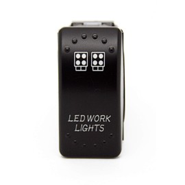 LED Mafia Symbol Toggle Switch / Rocker Switch, Caravan / Off Road / Buggy / Car / Boat / Truck, Light 12 V 24 V