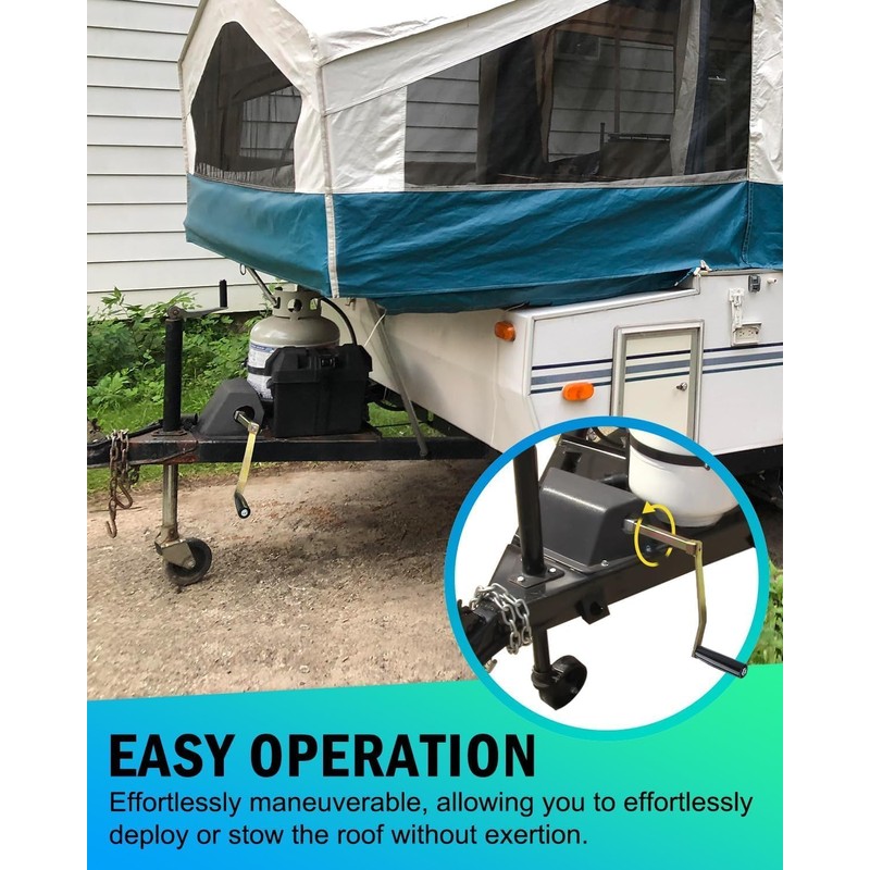 Camper Crank Handle,Pop Up Camper Crank Handle Tool Compatible with
