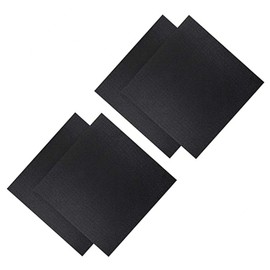 TEHAUX 4pcs Embroidery Cloth Beginners Cross Stitch Craft Embroidery Mesh Embroidery Fabric Needle Kit Bulk Starter Making Fabric Thick Sewing Cross-Stitch Fabric Black