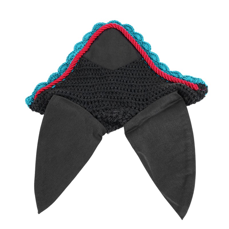 Horse Ear Net Bonnet Soft Comfortable Breathable Knitted Horse Fly