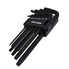 CRAFTSMAN Hex Key Allen Wrench Set with Ball-End, Torx, 10 Piece (CMHT26031)