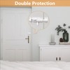 MOROBOR Door Security Slide Latch Lock, 2inch Thickened Stainless Steel