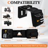 Jarocye ATV Saddle Bag with Map Pouch & Cooler, Water-Resistant