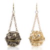 WSDMAVIS 2Pcs Vintage Hanging Incense Burner Mini Brass Charcoal Incense