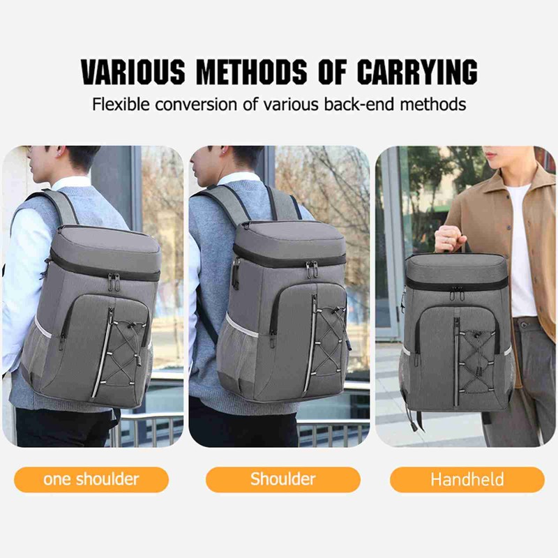 Insulated Cooler Backpack Comfortable Soft Cooler Bag Lightweight Camping Backpack