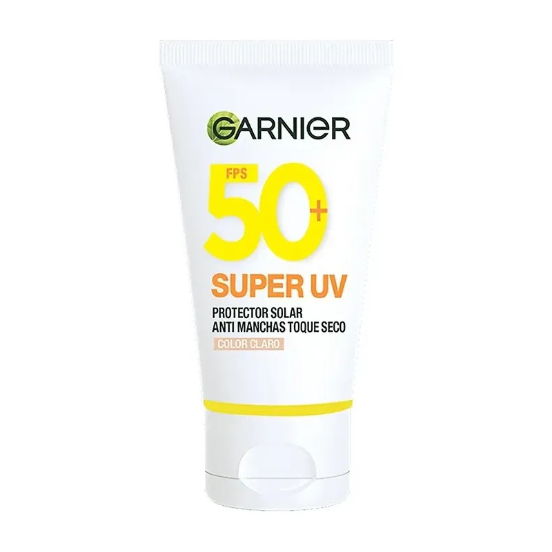 Garnier Super UV Toque Seco FPS 50+ Protector Solar Efecto