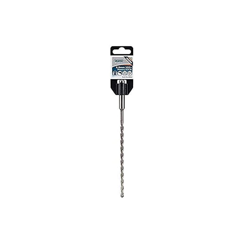 Draper 40832 Expert SDS Plus Masonry Drill, 6.0mm x 210mm,Blue
