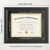 Abtgt Diploma Frame 11x14, With Real Glass, Black and Gold
