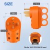 Nilight 50 Amp RV Male and Female Plug Set 14-50P