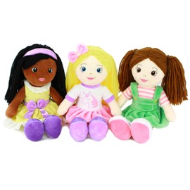 Playtime by Eimmie 14" Soft Baby Doll for Boys (Ollie) - Plush Rag Doll for Toddlers & Infants, Washable Stuffed Toy with Sensory Fabric Body - Great for Baby Showers, Birthdays & Special Occasions