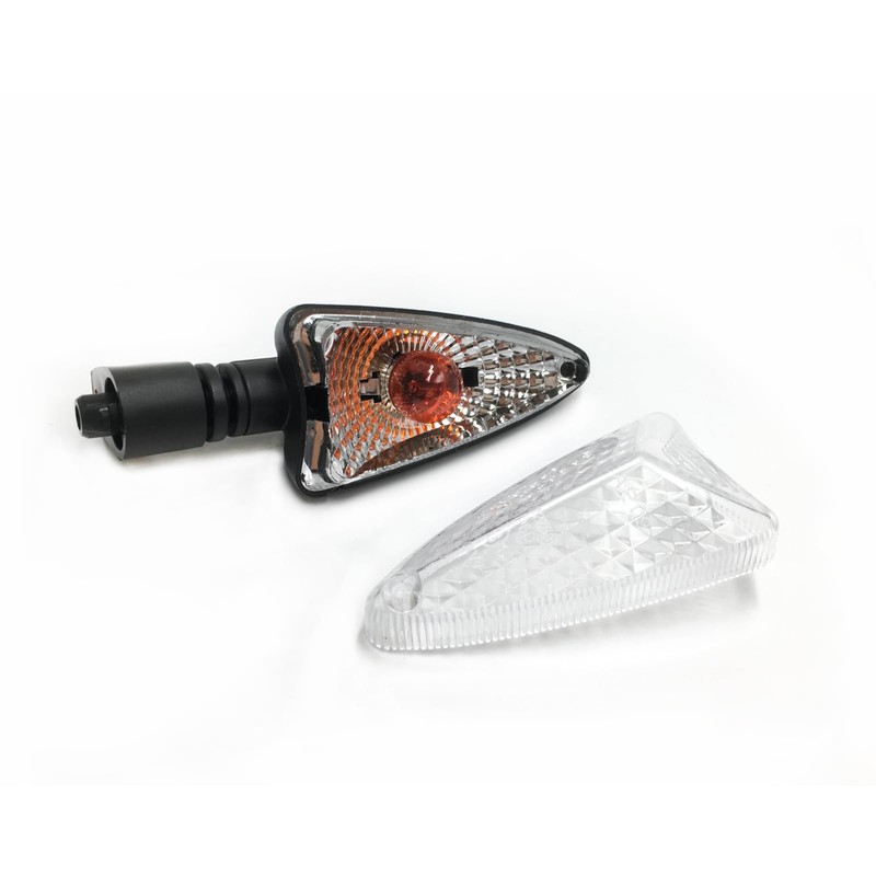 SPNUVR 2Pcs Motorcycle Turn Signal Light Front Or Rear Indicator