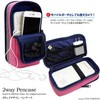 Nikken Stationery PLP1-BG Poplette Vertical and Horizontal Pencil Case, Blue