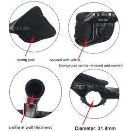 TT Bars Carbon Bike Areo Bars Bike Handlebar RXL SL Bullhorn Handlebars Carbon Aero Bars Aero Handlebars Black 3K Glossy 31.8X340mm Triathlon Aero Bars Bullhorn Bars Triathlon Handlebar Carbon Fiber