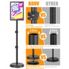 Sign Stand Heavy Duty Poster Stand for Display, 29-58” Retractable