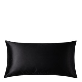 Casa Della Silk Dolce Mulberry Silk Pillowcase – Large – Midnight Noir