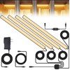 JUSJUBR Led Shelf Lights, 4x12 Inch Warm White 3000K Dimmable