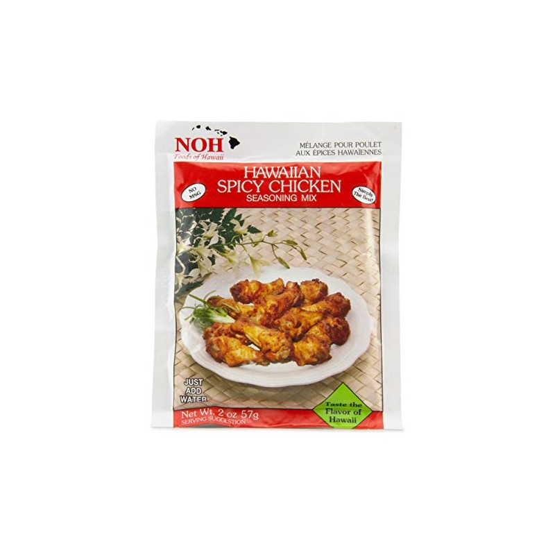 NOH Hawaiian Spicy Chicken, 2.0-Ounce Packet, (Pack of 12)