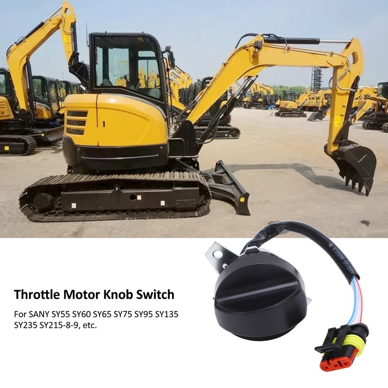 Throttle Motor Knob Replacement High Accuracy Throttle Control Rotary Switch