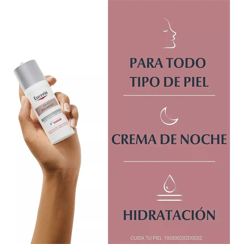 Crema Facial Anti Pigment Manchas Noche 50ml Momento Aplicación Día