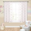 MYSKY HOME Pink Pom Pom Curtains for Living Room Nursery