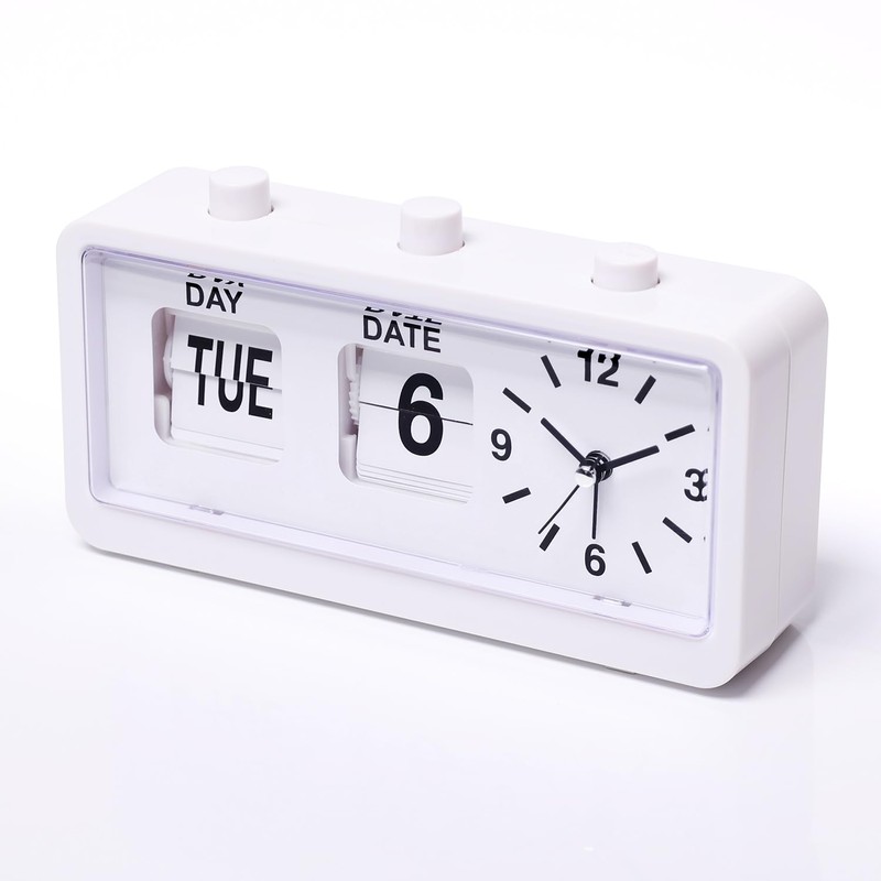 KSYOU Fashionable Office Study Room Children's Desk Alarm Clock, Manual