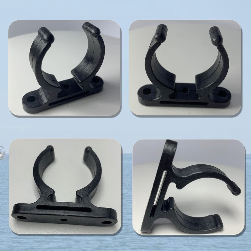 asdmm Marine Dive Ladder Storage Clip Brackets - Boat Nylon