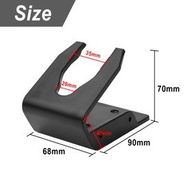 5 Pack Universal Barcode Scanner Holder, Barcode Scanning Holder, Barcode Reader Rack Bracket Wall Mount, Fit for Zebra Symbol LS2208 DS2278 LI4278 and Most Scanner Barcode Scanners Label Readers