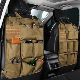 Car Seat Back Storage Bag, Multifunctional Modular Hanging Bag with 8 Pockets, Universal Car Seat Back Organizer, Tool Accessories Storage Bag, Car Accessories, Car Stuff - Color: Olive Green, Specification: 1pc
